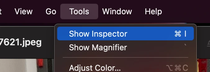 preview inspector